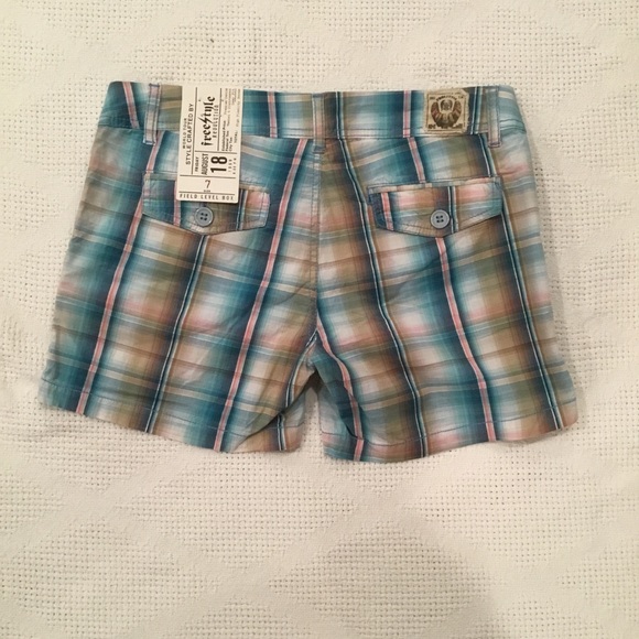 FREESTYLE BRAND PLAID SHORTS - Picture 11 of 11